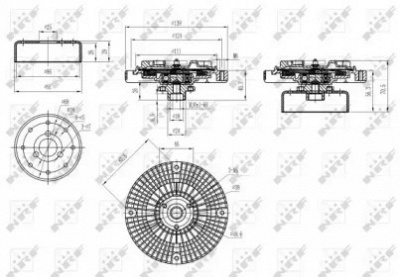 WILMINK GROUP wg1720982 -  Сцепление, вентилятор радиатора